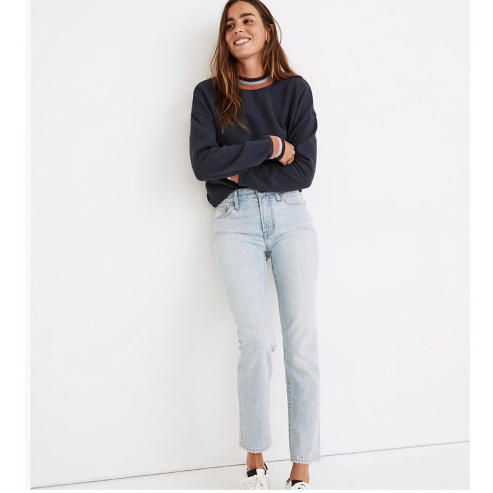 Madewell The Tall Mid-Rise Perfect Vintage Jean in Fitzgerald Wash